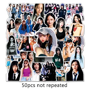 Наклейки для стикер бомбинга "K-POP" NewJeans (50 шт.)