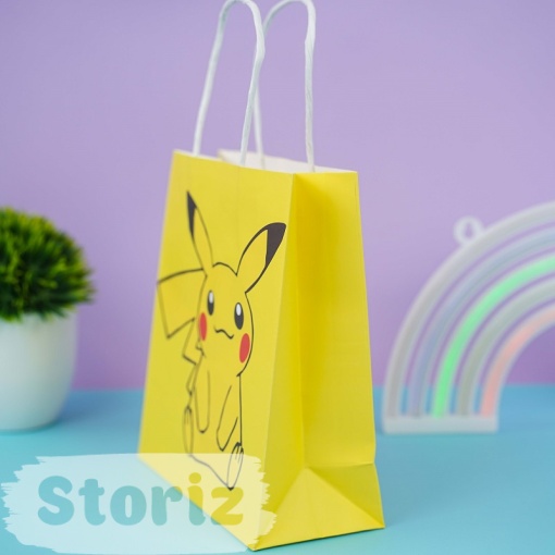 Подарочный пакет "Pika-Pika" S 20х18см