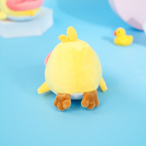 Мягкий брелок "Funny Animals" желтый, 14 см