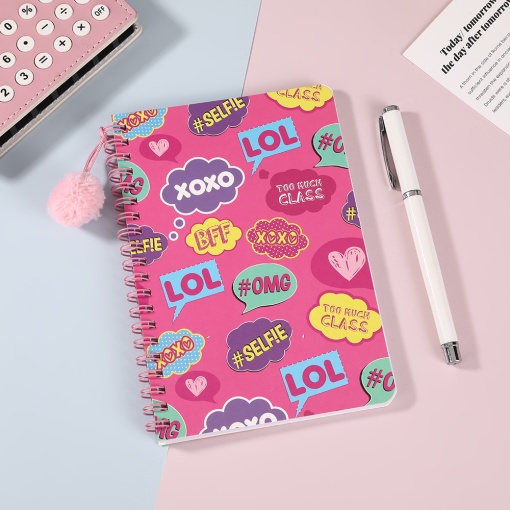 Блокнот "Pink" xoxo, 17.6х11.8см