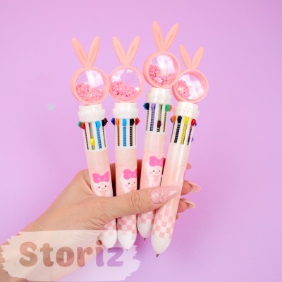 Ручка с десятью стержнями "Love Rabbit 10в1" 