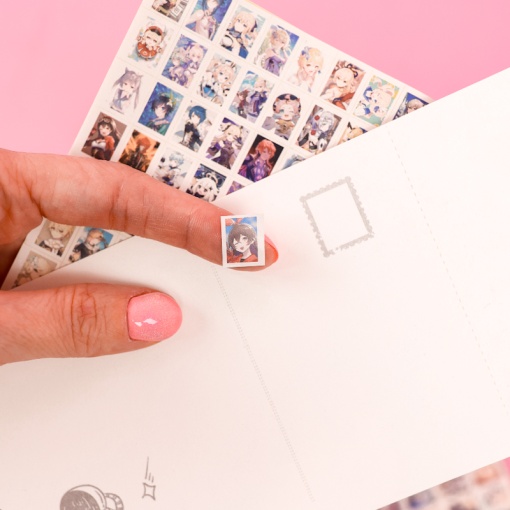 Набор почтовых открыток "Genshin Impact" №10