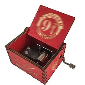 Музыкальная шкатулка "Harry Potter" platform 9 3/4, красный (цвет. кор.)