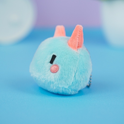 Мягкий брелок "Милый монстр" голубой