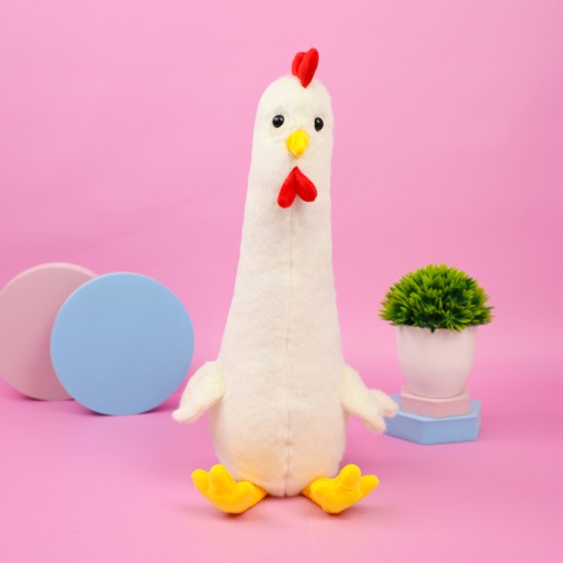 Мягкая игрушка "Курочка" белый, 60см