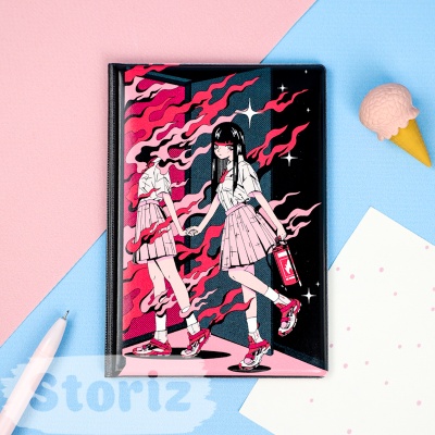 Обложка на паспорт "Anime girl" STORIZ