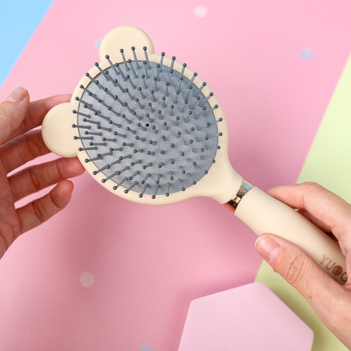 Расческа "Bear ears", молочный