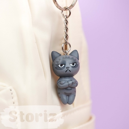 Брелок "Angry cat"