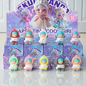 Набор брелков Surprise "Skull" cool girl, в ассортименте 12шт