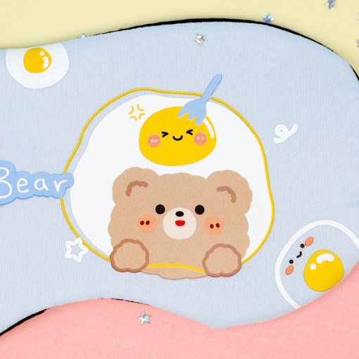 Маска для сна "Мишка" голубой