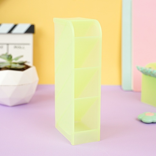 Органайзер для канцелярии "Color" салатовый, 5x20.6x9.3 см