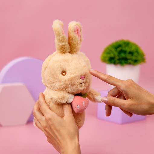Мягкая игрушка "Bunny" бежевый, 25 см