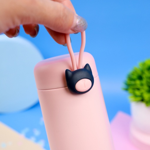 Термос "Cute Cat" розовый, 270мл оптом