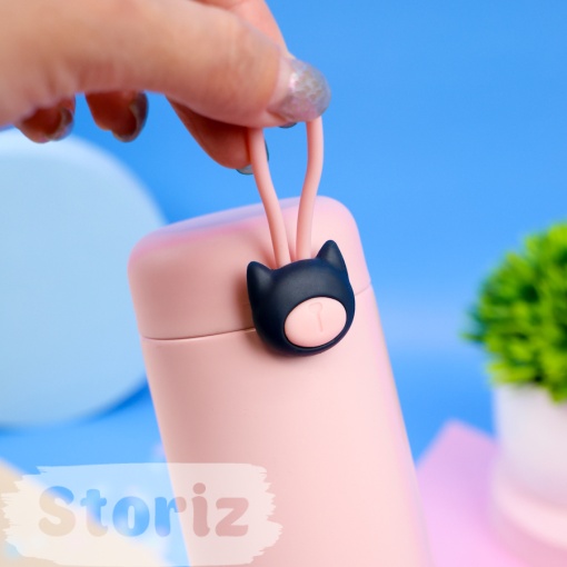 Термос "Cute Cat" розовый, 270мл оптом