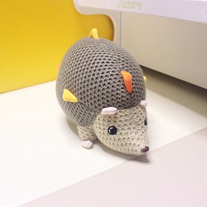 Мягкая игрушка "Knitting" ежик, 18см
