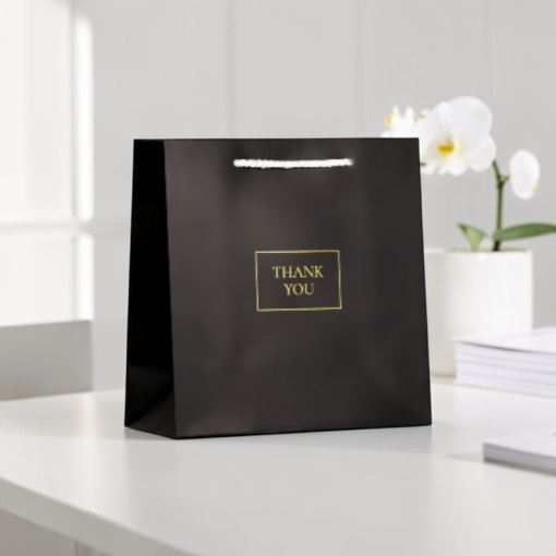 Подарочный пакет "THANK YOU" 22,5х23х10см