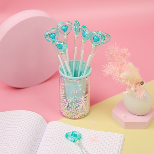 Ручка "Сердце", голубой