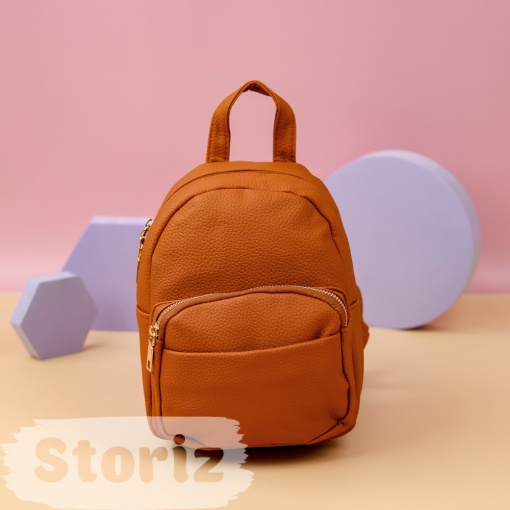 Рюкзак кож.зам."Mini" рыжий
