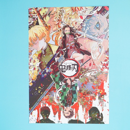 Набор постеров "Demon Slayer" 8 шт, 42х29см (№3320) оптом
