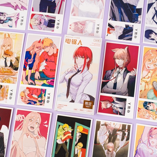 Набор почтовых открыток "Chainsaw Man"