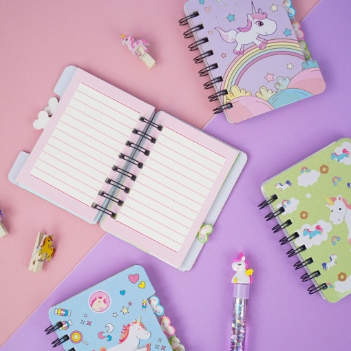 Блокнот на кольцах "Unicorn" B7