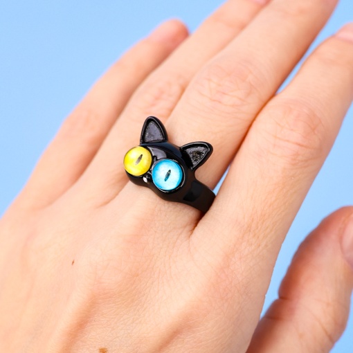 Кольцо "Чёрный кот"