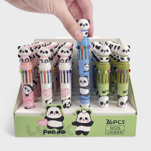 Ручка 10в1 "Панда" №9026, в ассортименте 1шт
