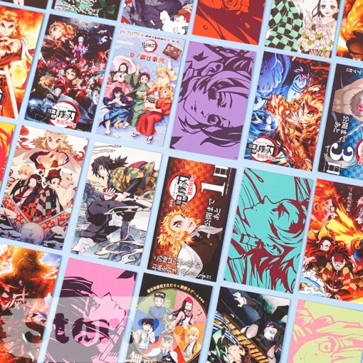 Набор картонных карточек "Kimetsu No Yaiba" 30шт.