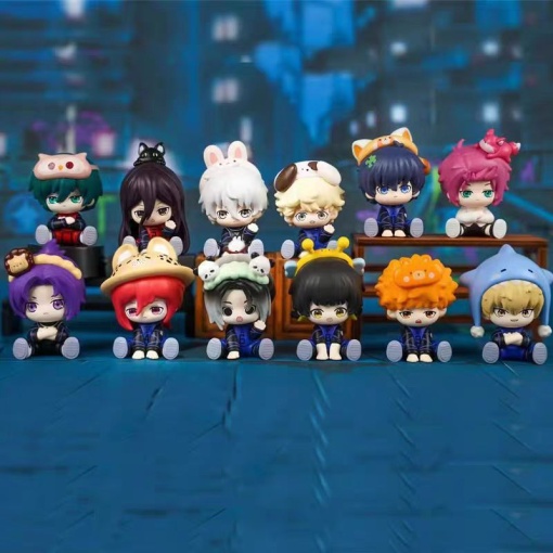 Фигурка Surprise "Blue lock" sitting, в ассортименте 1шт (без коробки) оптом