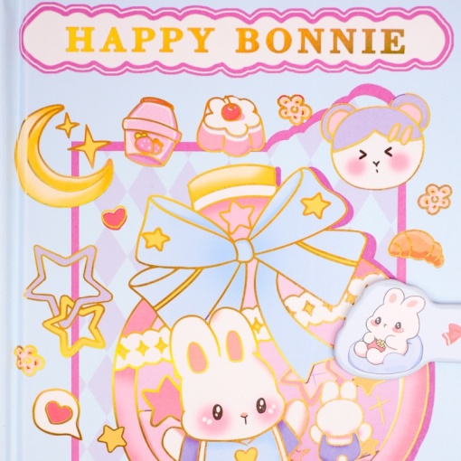 Блокнот "Happy Bonnie" №3285, 185x130 мм