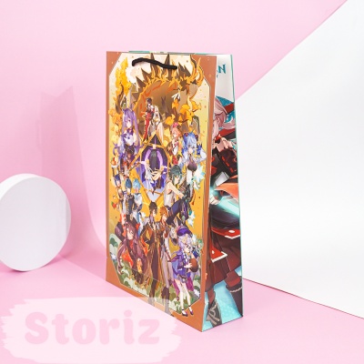 Подарочный пакет "Genshin Impact" A, 41x27,5 см