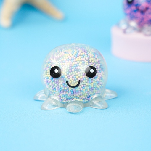 Игрушка-антистресс "Осьминожка" светящаяся