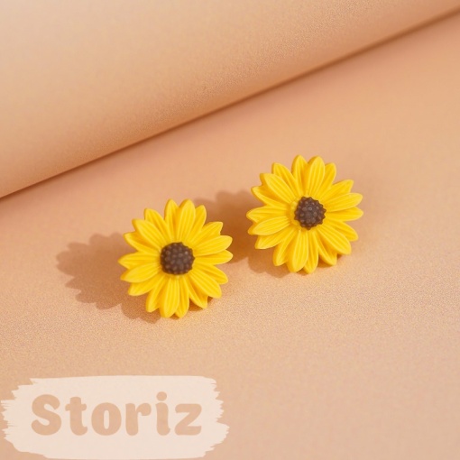 Серьги "Yellow Flower"