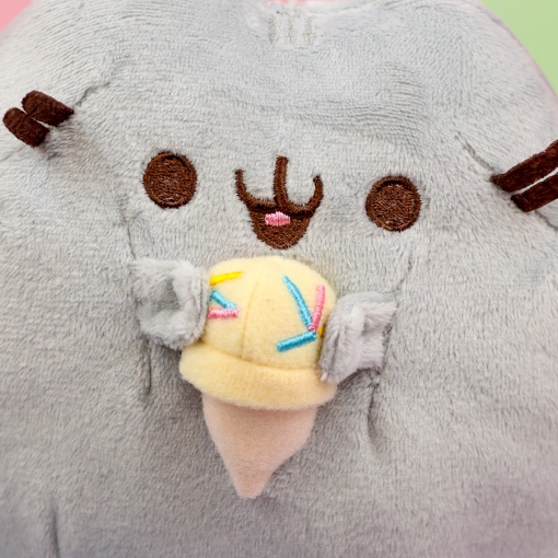 Мягкая игрушка "Пушин с мороженым", 15 см