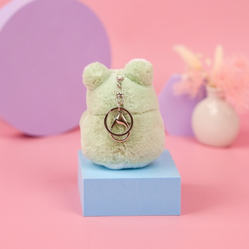 Мягкий брелок "Пингвин в костюме лягушки" 10 см