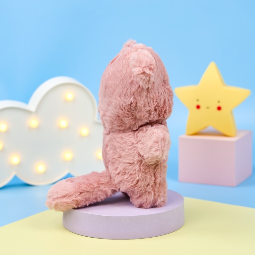 Мягкая игрушка "Котик Мяу-мяу" розовый, 23см