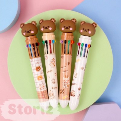 Ручка 10в1 "Bear" в ассортименте 1шт