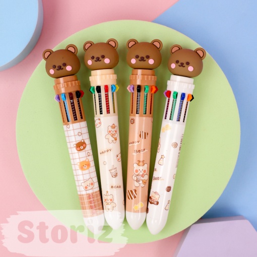 Ручка 10в1 "Bear" в ассортименте 1шт