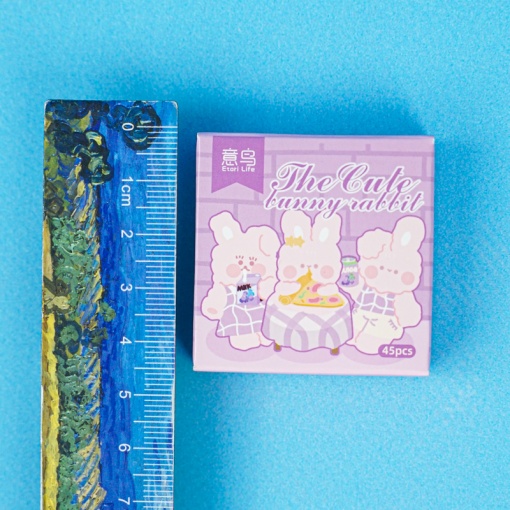 Набор наклеек "The Cute Bunny-Rabbit", 45 шт.