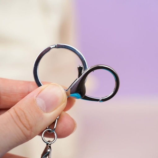 Брелок мягкий "Собачка в шапочке" голубой, 10 см