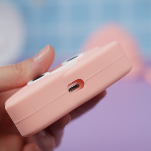 Чехол для AirPods Pro 3 "Какашка" розовый