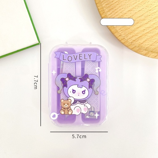 Набор для маникюра "Tulip" Куро, фиолетовый