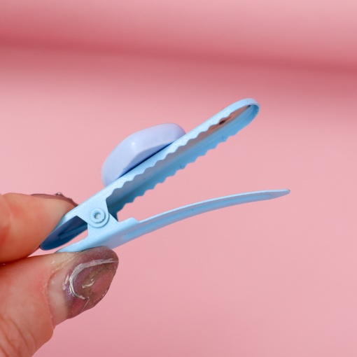 Заколка для волос "Nice love", синий