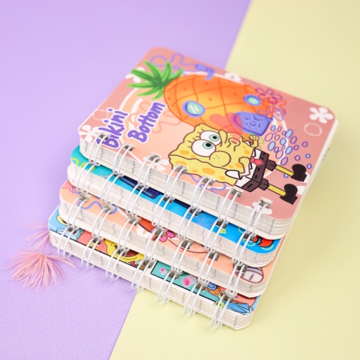 Блокнот на пружине "Sponge" 77 листов, в ассортименте 1шт