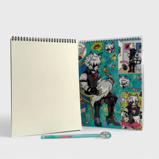 Скетчбук "Zenless Zone Zero" в ассортименте, 1шт (25 листов)