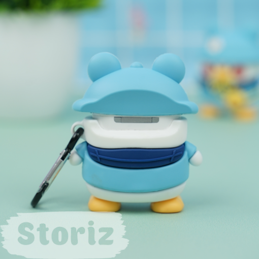 Чехол для AirPods1/2 "Duck" голубой