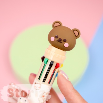 Ручка 10в1 "Bear" в ассортименте 1шт