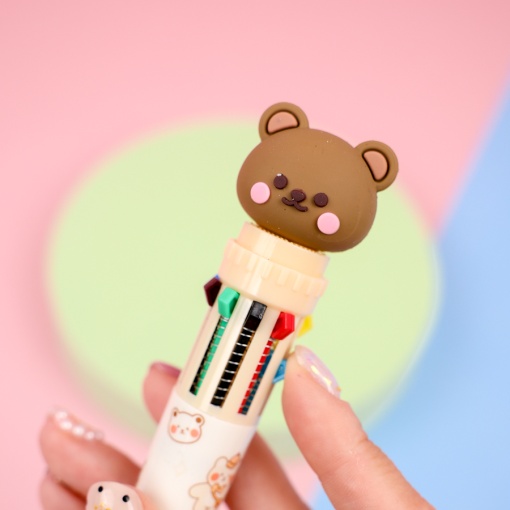 Ручка 10в1 "Bear" в ассортименте 1шт