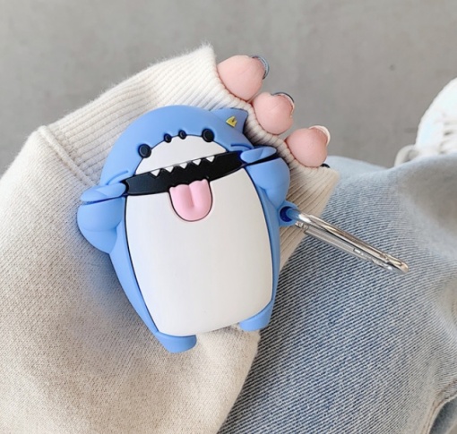 Чехол для AirPods1/2 "Акуленок с языком"