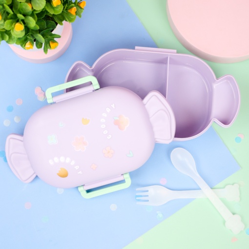 Ланчбокс "Конфета" фиолетовый оптом